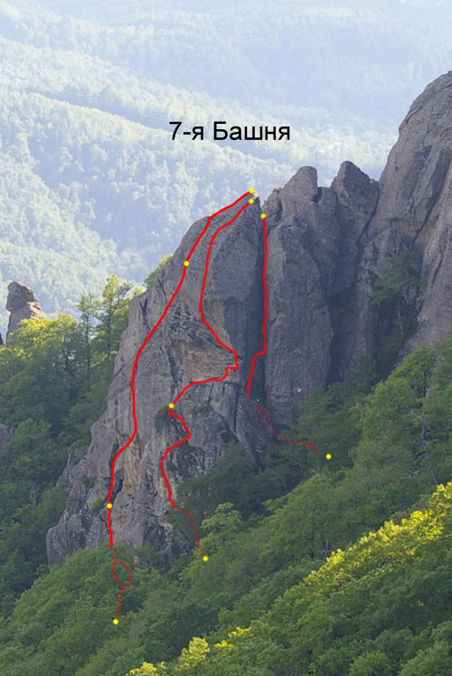 Новые маршрут на горе Индюк